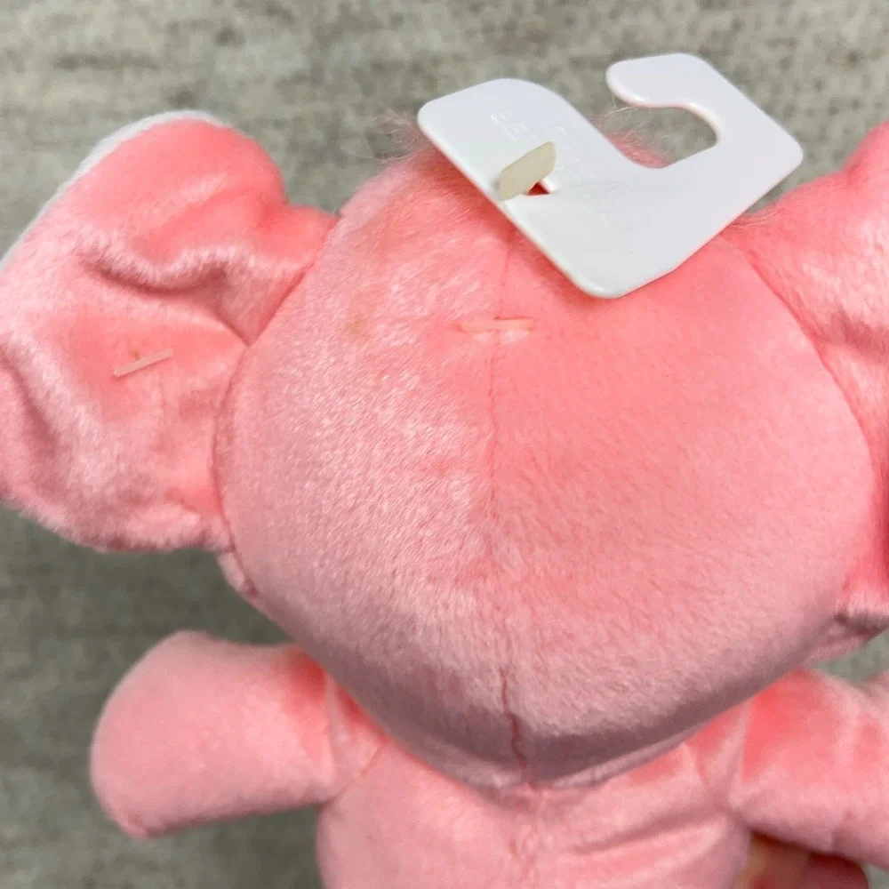 Vintage‎ 1984 Kenner Care Bear Cousins Lotsa Heart Elephant Pink Plush 80s